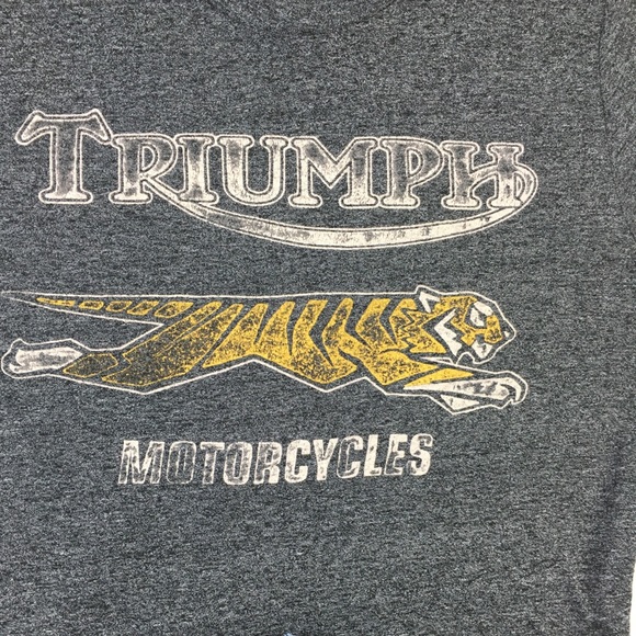Lucky Brand Tops - Lucky Brand | Triumph motorcycles graphic tee M